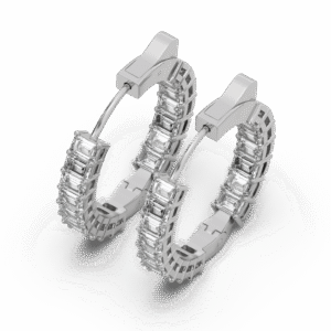 Emerald In & Out Hoop(Earring Hoops)