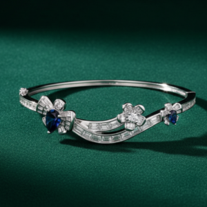 Asscher Baguette Bangle