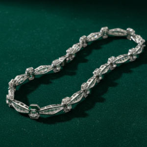 Emerald and Baguette Bracelet