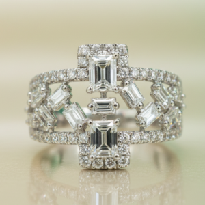Baguette Emerald Ring