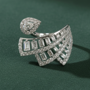 Pear Baguette Ring
