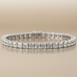 Asscher Tennis Bracelet